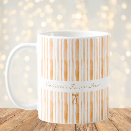 Taza De Café Elegante Cottage de Raya de Albaricoque Grandmille