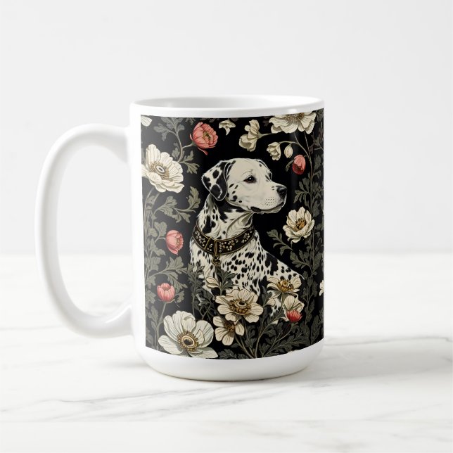 Taza De Café Elegante Dalmacia William Morris inspirado (Izquierda)