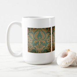 Taza De Café Elegante Día de la Madre Damasco