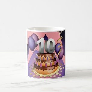 Taza De Café Elegante diseño de pasteles para la celebración de