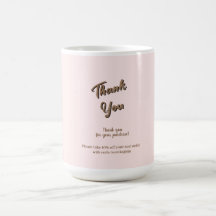 Elegante escritura tarjeta de regalo rosa sonrojad