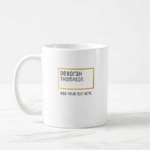 Taza De Café elegante estilo minimalista