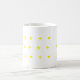 Taza De Café Elegante estrella & Sparkle Pattern