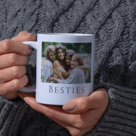 Taza De Café Elegante Foto Hermandad Cita Bestie Mug