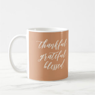 Taza De Café Elegante Guión Agradecimiento Agradecimiento Nombr