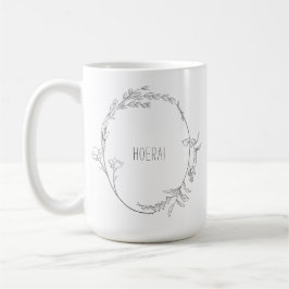 Taza De Café Elegante Hoera Je Wordt Tante Aankondiging Mok