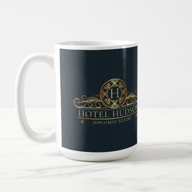 Taza De Café Elegante hotel Blue Gold (Izquierda)