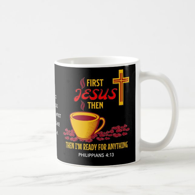 Taza De Café Elegante Jesus Coffee Lover (Derecha)