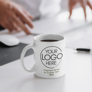 Taza De Café Elegante Logotipo moderno Empleado/Empresa SWAG Gr