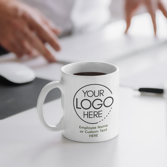 Taza De Café Elegante Logotipo moderno Empleado/Empresa SWAG Gr (Subido por el creador)