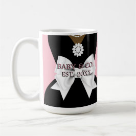 Taza De Café Elegante madre de embarazo étnico de Tiffany rosa 