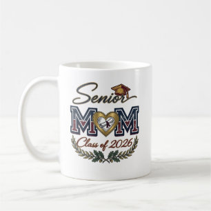 Taza De Café Elegante Madre de la Promoción de 2026