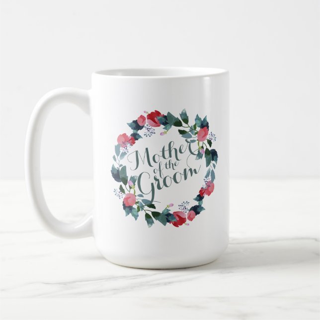 Taza De Café Elegante madre del Boda Groom | Mugre clásica (Izquierda)