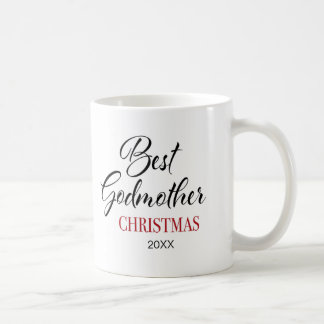 Taza De Café Elegante mejor padrino Navidades Foto Café Mug