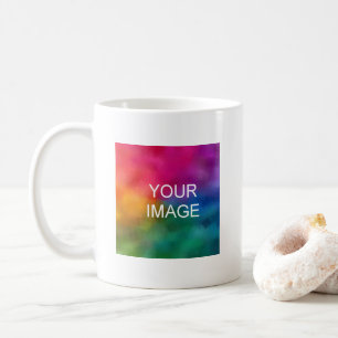 Taza De Café Elegante Moderno Sube Tu Foto Imagen Aquí
