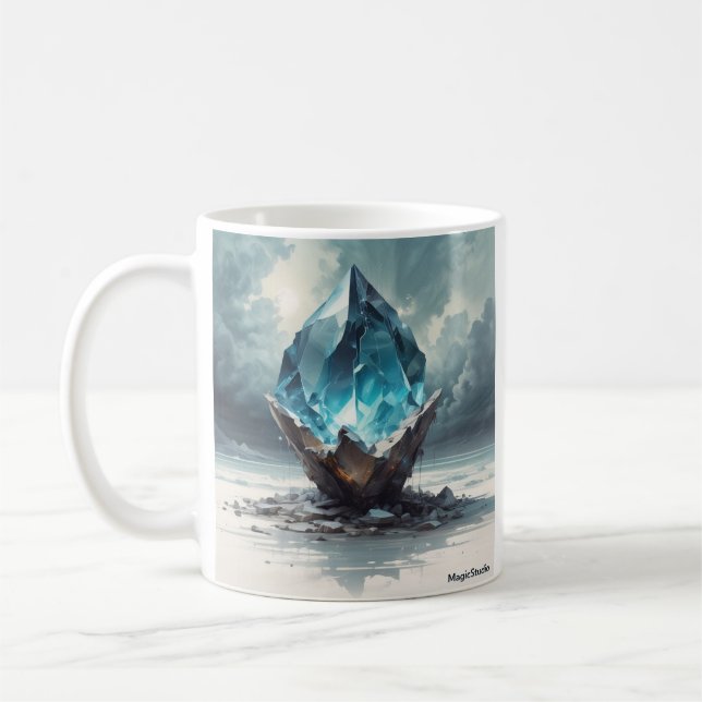 Taza De Café Elegante Mug de Cristal (Izquierda)
