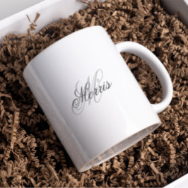 Taza De Café Elegante Mug en monograma