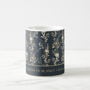 Taza De Café Elegante Navidad acuarela Mug