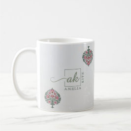 Taza de café elegante para regalar en boda con mot