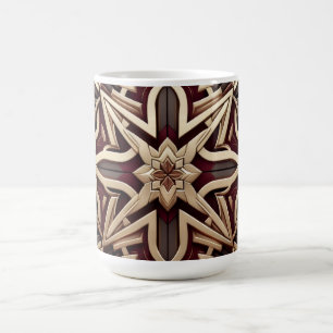 Taza De Café Elegante patrón geométrico moderno de estrellas