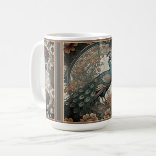 Taza De Café Elegante Peacock Mug