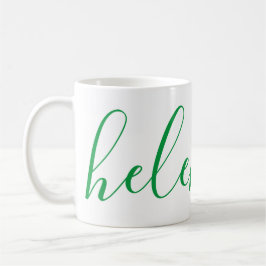 Taza De Café Elegante Personalizado de nombre personalizado Kel