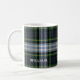 Taza De Café Elegante Plaid Gordon Tartán Personalizado