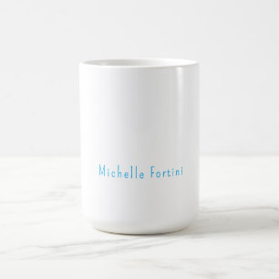Taza De Café Elegante Plano Simple Minimalista