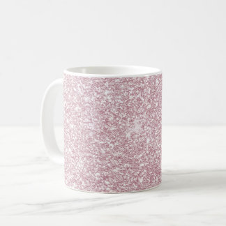 Taza De Café Elegante purpurina negro, abstracto y moderno