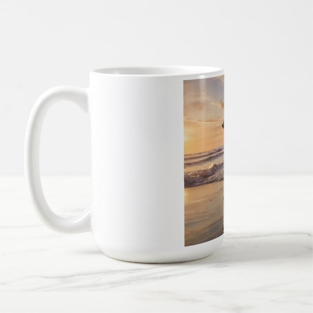Taza De Café Elegante Saluki Coffee Mug (Izquierda)