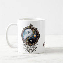 Elegante signo de yin yang