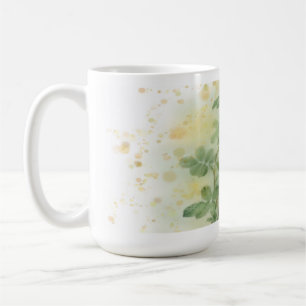 Taza De Café Elegante tazón color agua Rosa