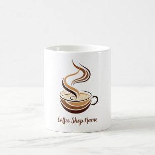 Taza De Café Elegante tienda de logotipo de negocios de café ca