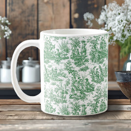 Taza De Café Elegante toile de jouy