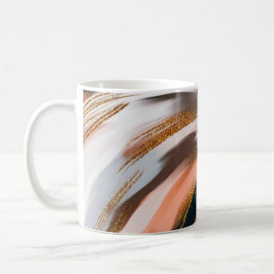 Taza De Café Elegante y glamuroso estilo. Paleta de color natur