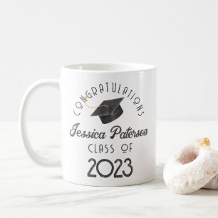 Taza De Café Elegante y moderno foto de graduación minimalista