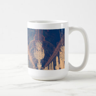 Taza De Café Elegante y vintage lámpara de araña