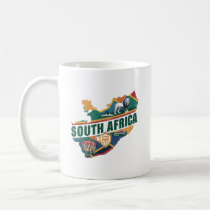 Taza De Café Elegante y vintage souvenir de Sudáfrica