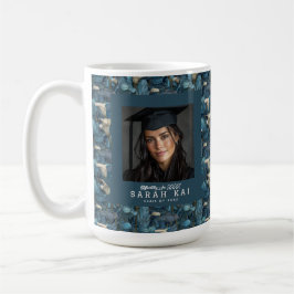Taza De Café Elegantes Lirios de Calla Flor Nieta Graduación