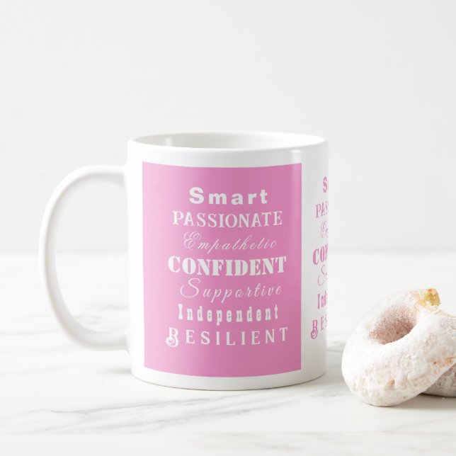 Taza De Café Elegantes, modernas y Inspiradoras grandes mujeres (Con donut)