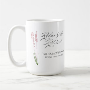 Taza De Café Elegantes mujeres Pastel Fiesta de Jubilación de F