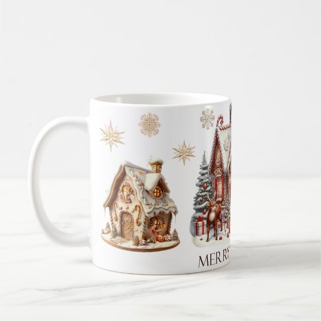 Taza De Café Elegantes Navidades Fiesta moderno (Izquierda)