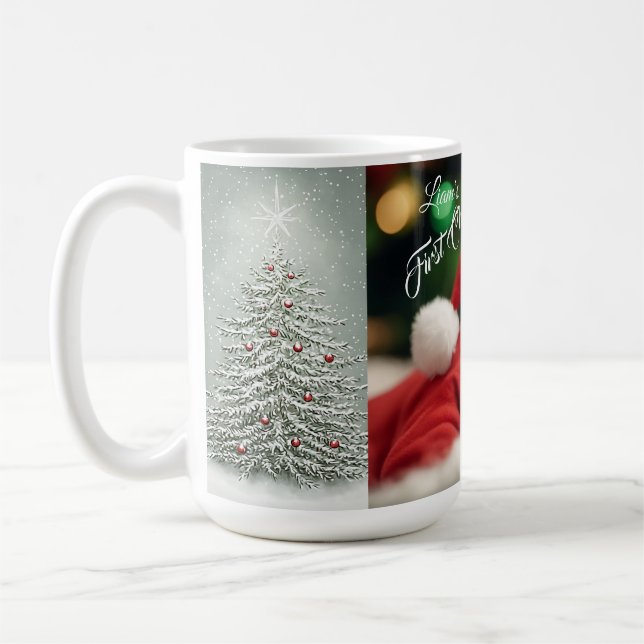 Taza De Café Elegantes Navidades Fiesta moderno (Izquierda)
