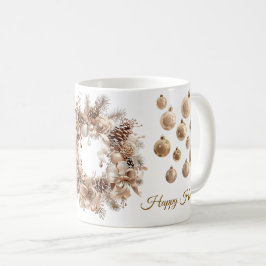 Taza De Café Elegantes Navidades Fiesta moderno