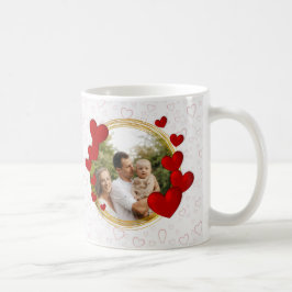 Taza De Café Elegantes San Valentín, Amor, Aniversario Corazón 