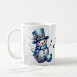 Taza De Café Elegantes vacaciones de invierno para Navidades de