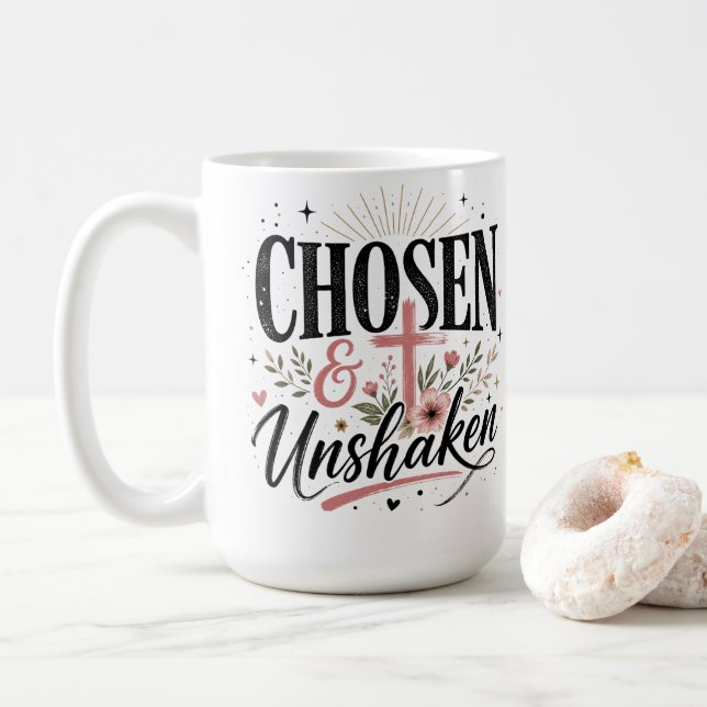 Taza de café Elegida y Firme (Con donut)