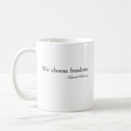 Taza De Café Elegimos Freedoom Kamala Harris