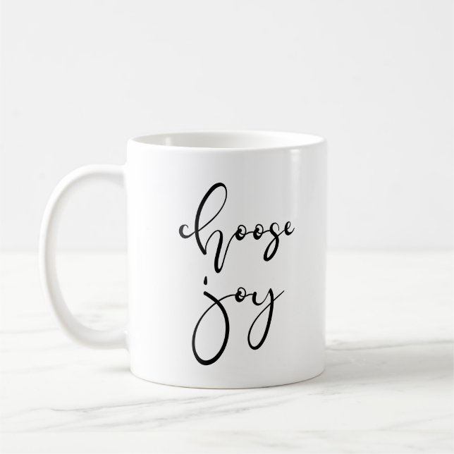Taza De Café Elegir alegría (Izquierda)