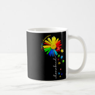 Taza De Café Elegir amablemente girasol de concienciación sobre